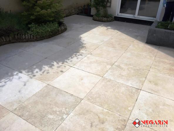 High Resistant Limestone Outdoor Tiles Bulk