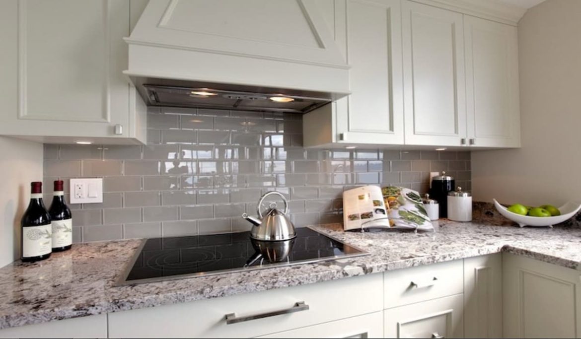 gray kitchen backsplash subway tile price